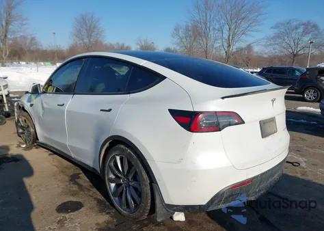 2021 Tesla Model Y Long Range Dual Motor All-Wheel Drive from USA, damaged, VIN 5YJYGDEE7MF202299